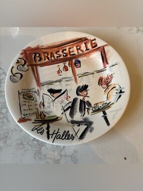 🇫🇷 Gien France “Joli Paris - Les Halles” Decorative Plate